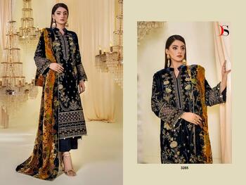 DEEPSY SANA SAFINAZ VELVET COLLECTION WINTER SUITS CATALOGUE