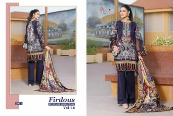 SHREE FABS FIRDOUS VOL 16 EXCLUSIVE COLLECTION PAKISTANI SUITS WHOLESALE