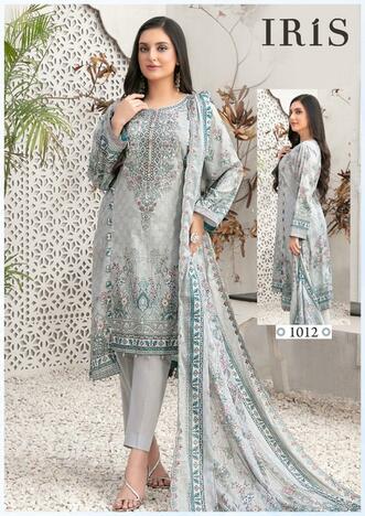 IRIS AFSANAH VOL 2 LUXURY HEAVY COTTON KARACHI SUITS BEST PRICE