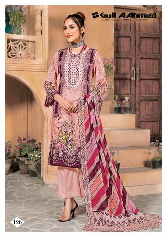 GULL AAHMED VOL 13 LAWN KARACHI SUITS CATALOGUE