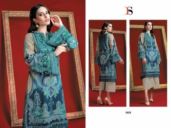 DEEPSY SUITS FIRDOUS SOLITAIRE COTTON EMBROIDERY PAKISTANI SUITS CATALOGUE