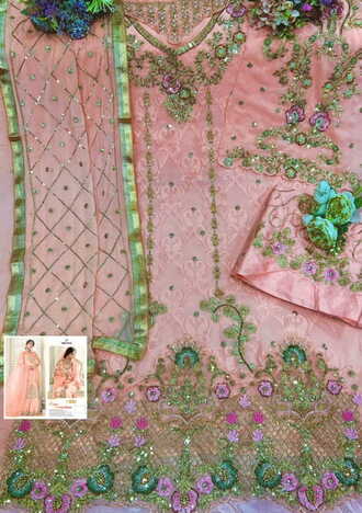 SHANAYA ROSE PREMIUM EDITION S 111 FOUX GEORGETTE PAKISTANI SUITS