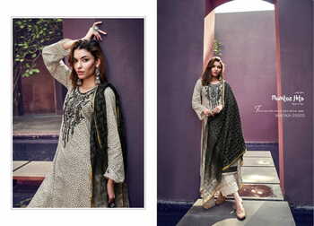 MUMTAZ ARTS VAATIKA LAWN CAMBRIC COTTON DIGITAL PRINT SUITS NEW CATALOGUE