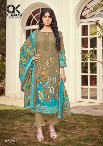 AL KARAM JASMINE VOL 2 SOFT COTTON DIGITAL PRINT KARACHI SUITS CATALOGUE