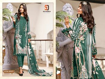 SHRADDHA MAHGUL HIT DESIGS COTTON EMBROIDERY PAKISTANI SUITS SURAT