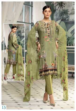 SANA SAFINAZ LUXURY LAWN COLLECTION VOL 11 PAKISTANI SUITS LATEST CATALOGUE