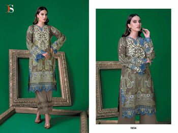 DEEPSY SUITS FIRDOUS SOLITAIRE COTTON EMBROIDERY PAKISTANI SUITS CATALOGUE