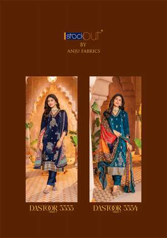 ANJU FABRICS DASTOOR VOL 4 READYMADE DESIGNER KURTIS SUPPLIER