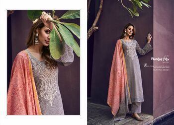 MUMTAZ ARTS VAATIKA LAWN CAMBRIC COTTON DIGITAL PRINT SUITS NEW CATALOGUE