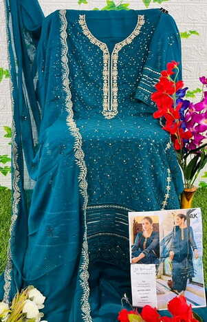 AL KHUSHBU SUHANA VOL 2 GEORGETTE EMBROIDERY PAKISTANI SUITS SURAT