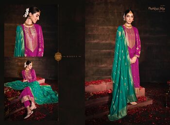 MUMTAZ ARTS GUZARISH DOLA JAQAURD SALWAR SUITS DISTRIBUTOR IN SURAT