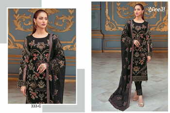 NOOR 333 HIT COLOUR GEORGETTE PAKISTANI SUITS