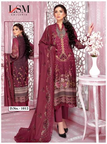 LSM GALLERIA PARIAN DREAM VOL 2 PURE LAWN KARACHI SUITS CATALOGUE