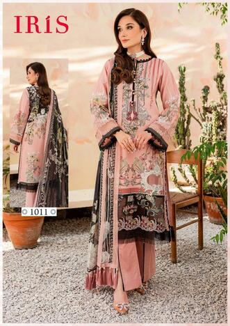 IRIS AFSANAH VOL 2 LUXURY HEAVY COTTON KARACHI SUITS BEST PRICE