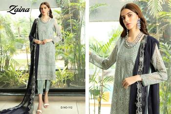 ZAINA VOL 10 PAKISTANI GEORGETTE SALWAR KAMEEZ WHOLESALER