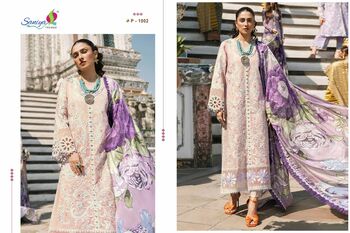 SANIYA TRENDZ MUSHQ VOL 10 COTTON CHIKANKARI EMBROIDERY SUITS