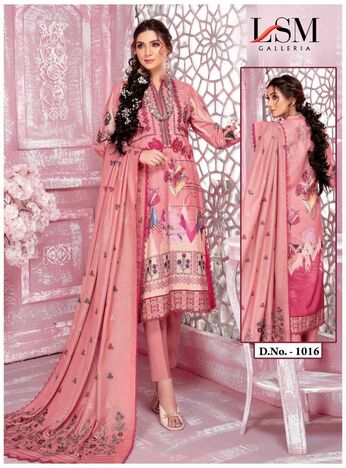 LSM GALLERIA PARIAN DREAM VOL 2 PURE LAWN KARACHI SUITS CATALOGUE