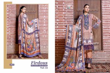 SHREE FABS FIRDOUS VOL 16 EXCLUSIVE COLLECTION PAKISTANI SUITS WHOLESALE