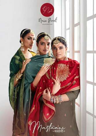 MUMTAZ ARTS NAINPRET MASTANI PREMIUM SILK SALWAR SUITS NEW CATALOGUE