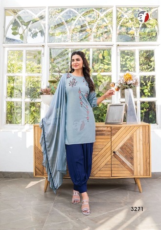 ANJU FABRICS MANNAT VOL 4 DESIGNER KURTIS MANUFACTURER 