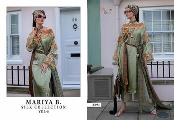 SHREE FABS MARIYA B SILK COLLECTION VOL 5 PAKISTANI SUITS WHOLESALER