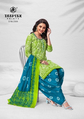 DEEPTEX BATIK PLUS VOL 23 COTTON SALWAR KAMEEZ DISTRIBUTOR IN SURAT 