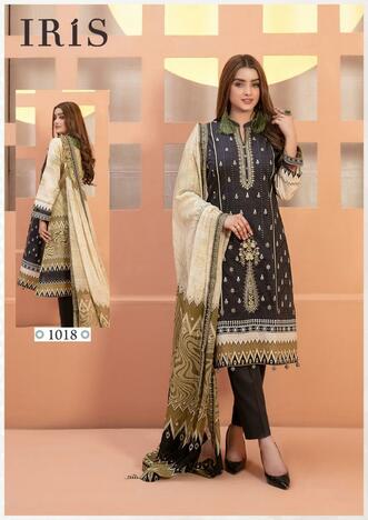 IRIS AFSANAH VOL 2 LUXURY HEAVY COTTON KARACHI SUITS BEST PRICE