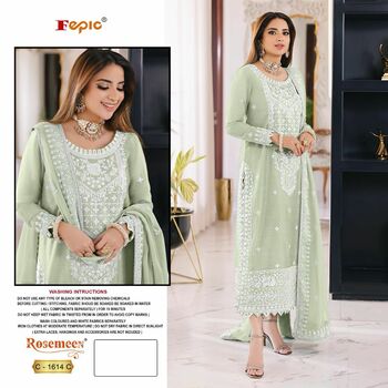 FEPIC ROSEMEEN 1614 SERIES EMBROIDERY PAKISTANI SUITS WHOLESALER