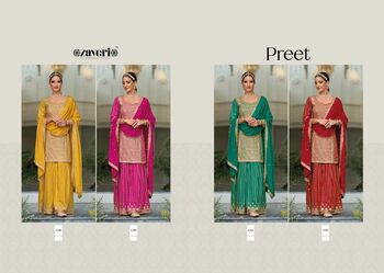 ZAVERI PREET HEAVY READYMADE SUITS MANUFACTURER 