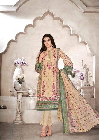 AL KARAM BIN UBAID COTTON KARACHI EMBROIDERED SUITS AT BEST PRICE