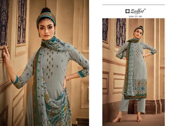 ZULFAT ELAHI PASHMINA WINTER SUITS LATEST CATALOGUE