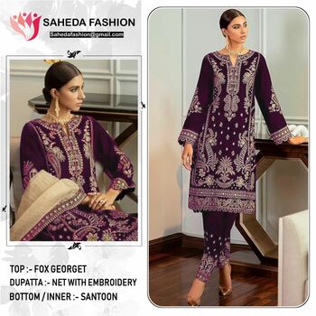 SAHEDA FASHION 121 B C D COLOUR PAKISTANI SUITS