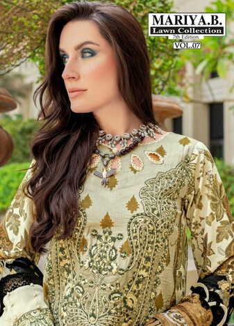 MARIYA B LAWN COLLECTION VOL 7 LAWN KARACHI SUITS AT BEST PRICE