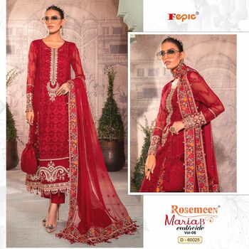 FEPIC ROSEMEEN MARIA B EMBROIDE VOL 6 PAKISTANI SUITS CATALOGUE