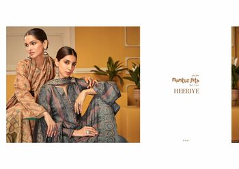 MUMTAZ ARTS HEERIYE VISCOSE PASHMINA PRINT EMBROIDERY SUITS WINTER COLLECTION