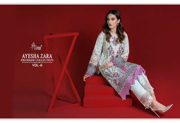 SHREE FABS AYESHA ZARA PREMIUM COLLECTION VOL 6 2456 TO 2461 SERIES