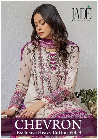 JADE CHEVRON VOL 4 KARACHI SUITS SUPPLIER IN SURAT