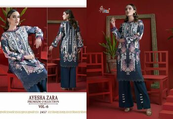 SHREE FABS AYESHA ZARA PREMIUM COLLECTION VOL 6 2456 TO 2461 SERIES