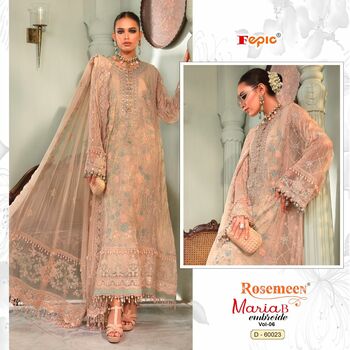 FEPIC ROSEMEEN MARIA B EMBROIDE VOL 6 PAKISTANI SUITS CATALOGUE