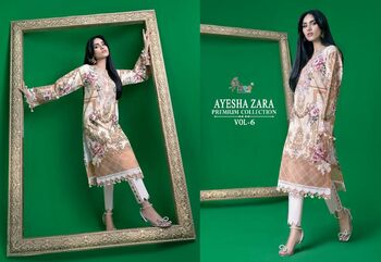 SHREE FABS AYESHA ZARA PREMIUM COLLECTION VOL 6 2456 TO 2461 SERIES