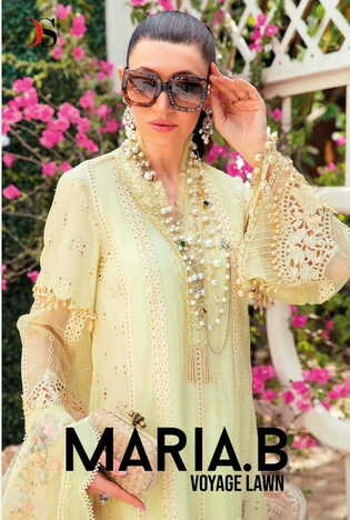 DEEPSY SUITS MARIA B VOYAGE LAWN COTTON EMBROIDER PAKISTANI SUITS