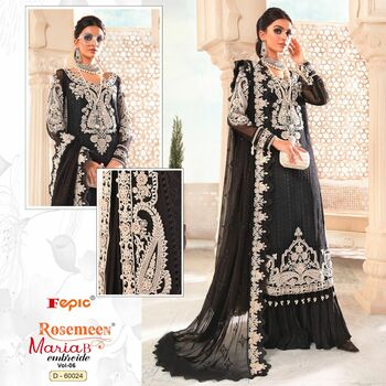 FEPIC ROSEMEEN MARIA B EMBROIDE VOL 6 PAKISTANI SUITS CATALOGUE