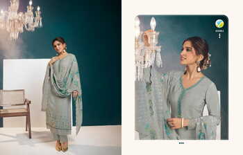 VINAY SILKINA ROYAL CREPE 40 TOP BOTTOM WITH DUPATTA LATEST CATALOGUE