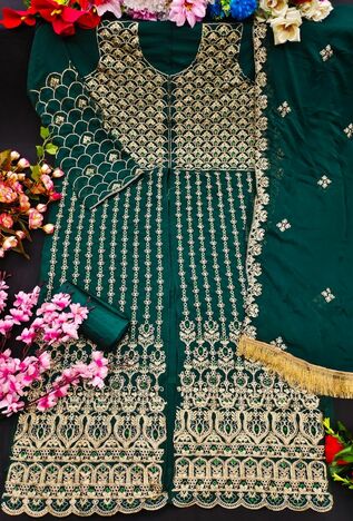 KALEESHA FASHION 121 SERIES PAKISTANI SALWAR SUITS CATALOGUE