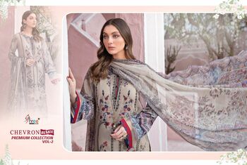 SHREE FABS CHEVRON REMIX PREMIUM COLLECTION VOL 2 PAKISTANI SUITS LATEST CATALOGUE 2022