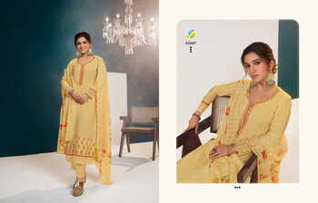 VINAY SILKINA ROYAL CREPE 40 TOP BOTTOM WITH DUPATTA LATEST CATALOGUE