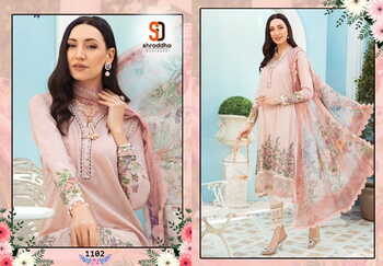 SHRADDHA M PRINTS VOL 11 LAWN COTTON PRINTED PAKISTANI SUITS