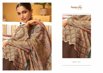 MUMTAZ ARTS HEERIYE VISCOSE PASHMINA PRINT EMBROIDERY SUITS WINTER COLLECTION