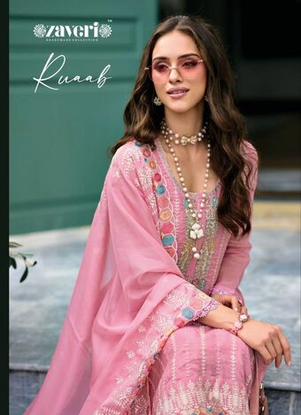 ZAVERI RUAAB PARTY WEAR READYMADE KURTI SUPPLIER SURAT