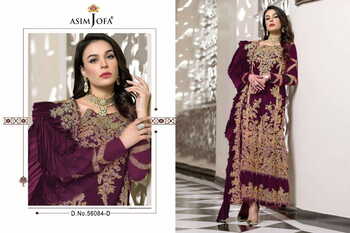 ASIM JOFA VOL 5 GEORGETTE EMBROIDERED PAKISTANI SUITS